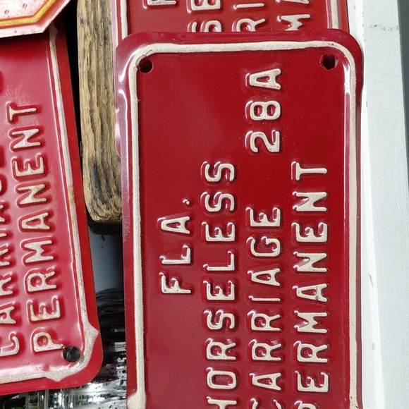 Vintage Florida License Plates Collection Of 7 - Picture 4 of 6